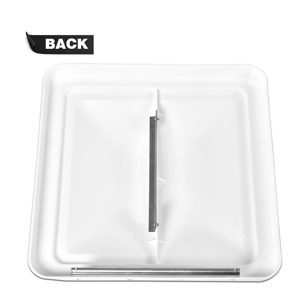 White 14" x 14" RV Roof Vent Cover 2pcs S15343