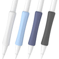 4 Pack Silicone Pencil Grips White Blue Black H12155