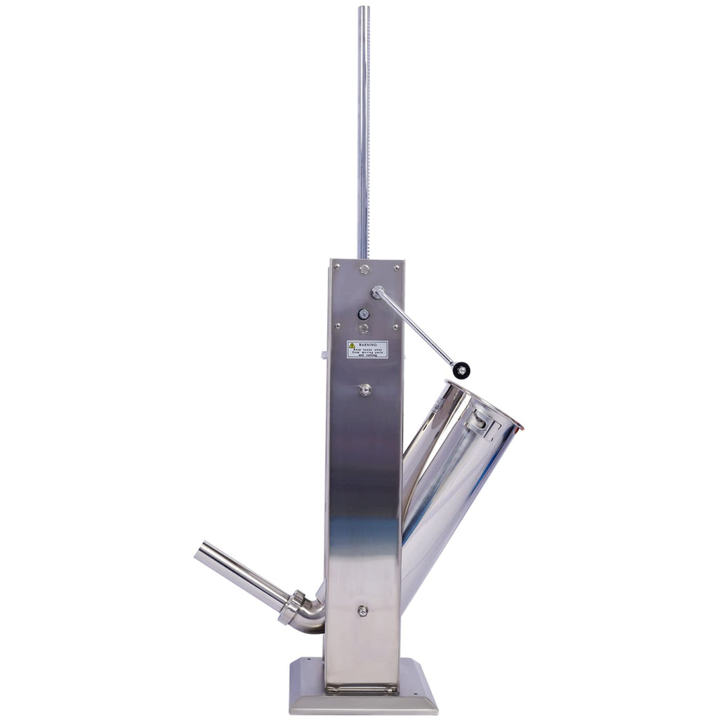 Stainless Steel 15LB Vertical Sausage Stuffer with 4 Stuffing Tubes S947385