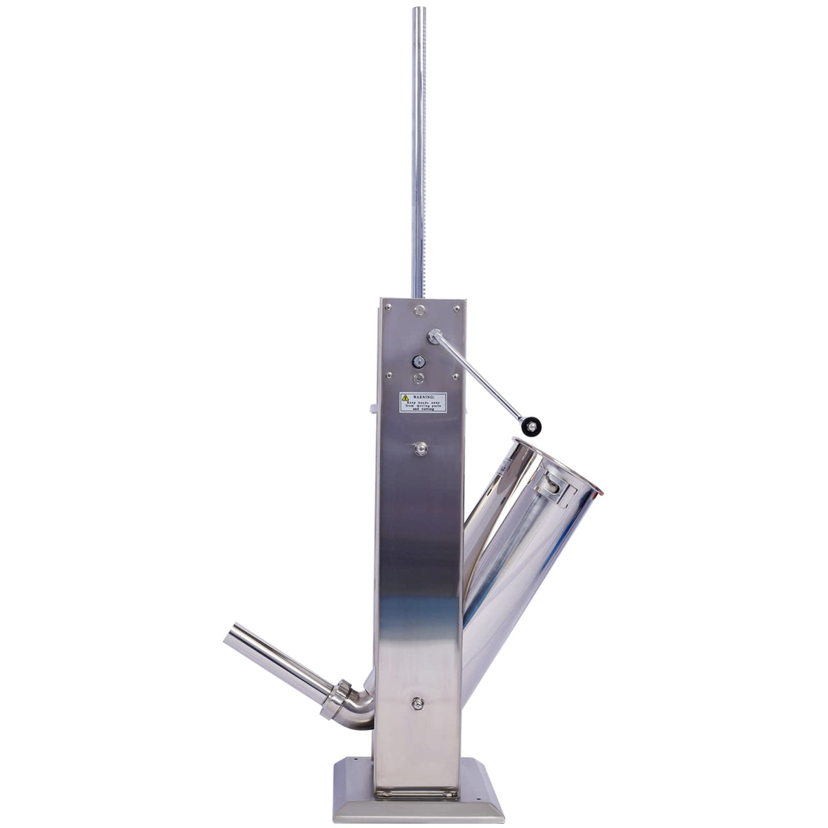 Stainless Steel 15LB Vertical Sausage Stuffer with 4 Stuffing Tubes S947385