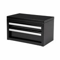 Mini 2-Drawer Steel Tool Box Black L132207