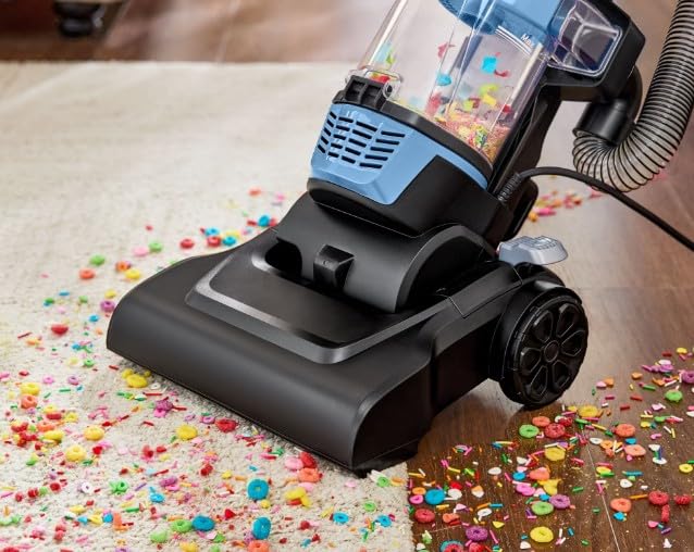 Bagless Upright Vacuum Cleaner with Brush and Crevice Tool P244