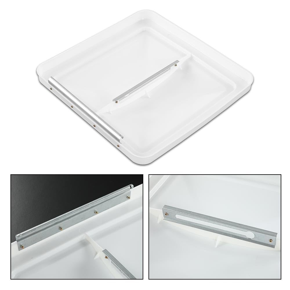 White 14" x 14" RV Roof Vent Cover 2pcs S15343