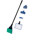 5-in-1 Aquarium Cleaning Kit with Algae Scraper Gravel Rake Fish Net H2395