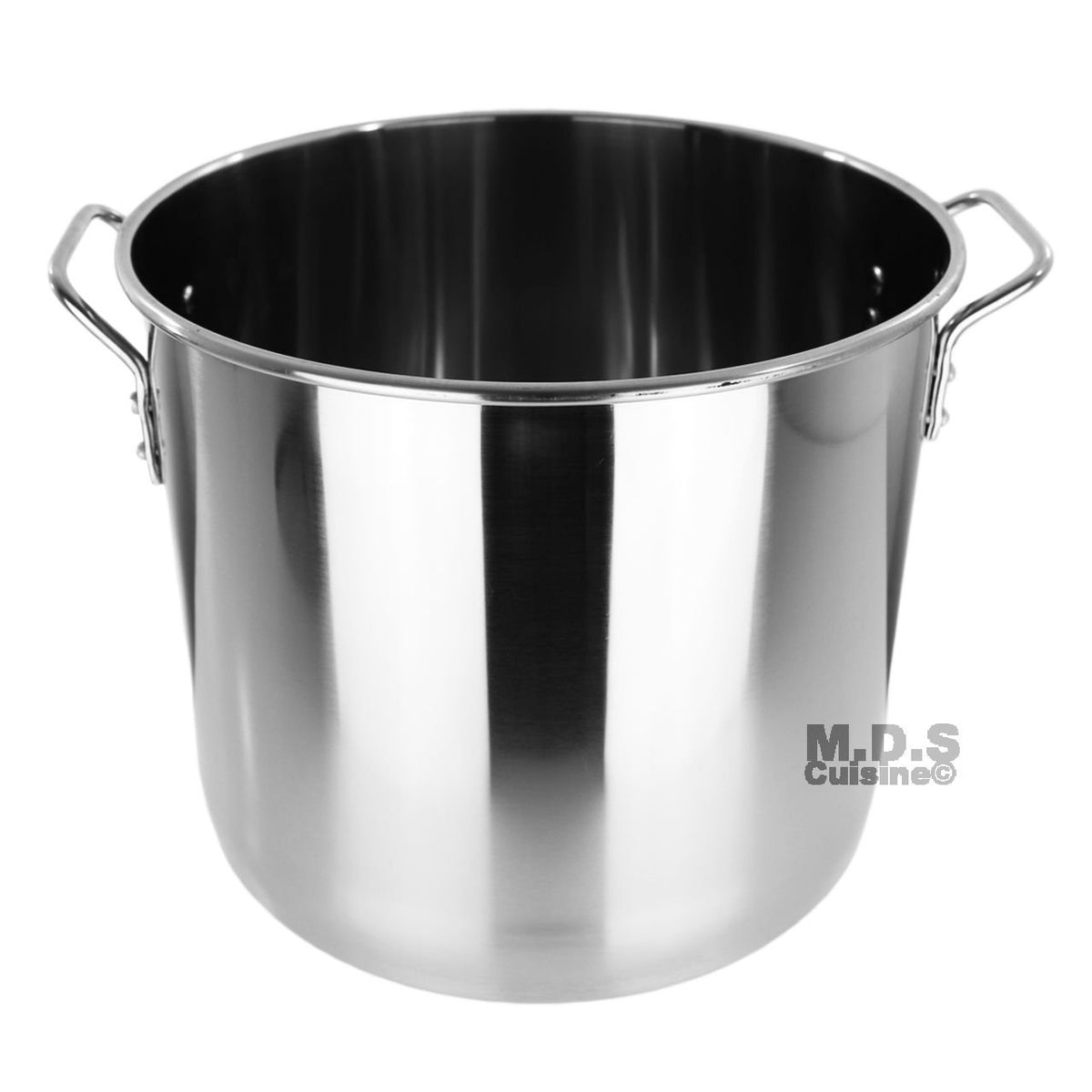 40QT Stainless Steel Stock Pot with Lid V8586