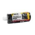 Heavy Duty 42-Gallon Contractor Trash Bags, Tear Resistant, Black, 10 Ct W477
