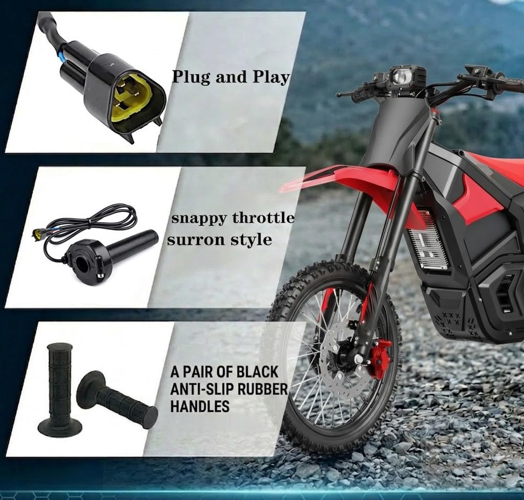 Electric Dirt Bike Twist Throttle X1524