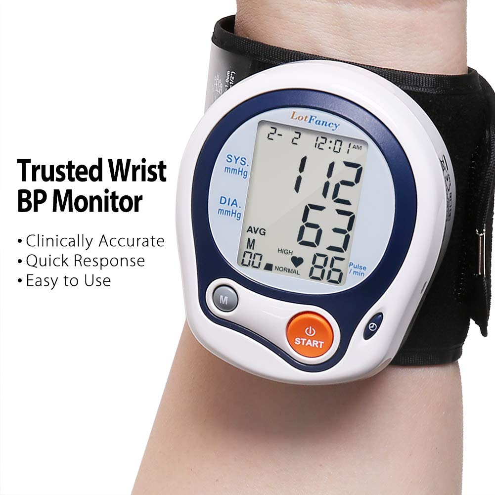Kids Wrist Blood Pressure Monitor with Carrying Case R3482