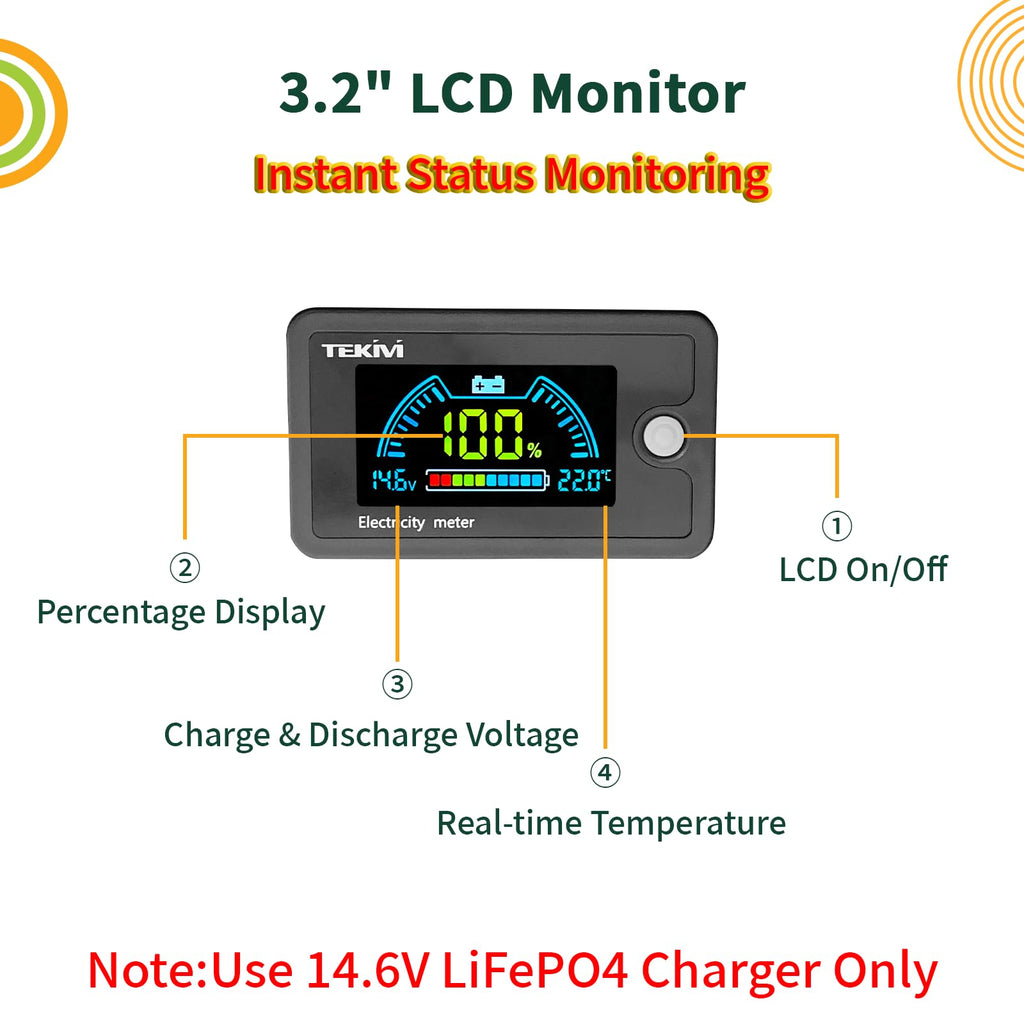 12V 120Ah LiFePO4 Battery F5941