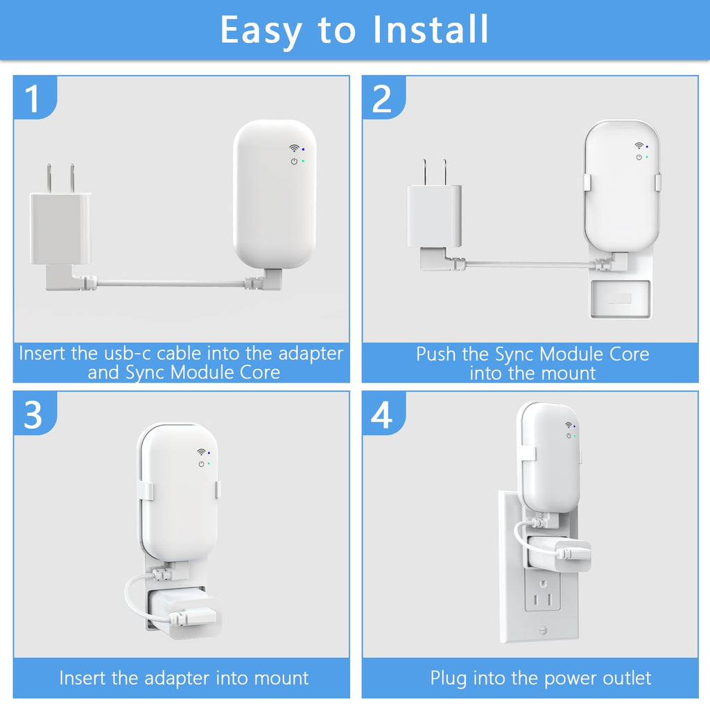 Wall Mount for Blink Sync Module with Cable Y931