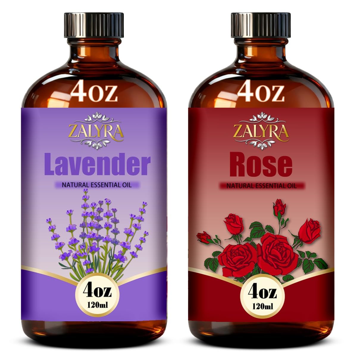 Lavender&Rose Essential Oil 4 Fl Oz+0.33 Fl Oz N692