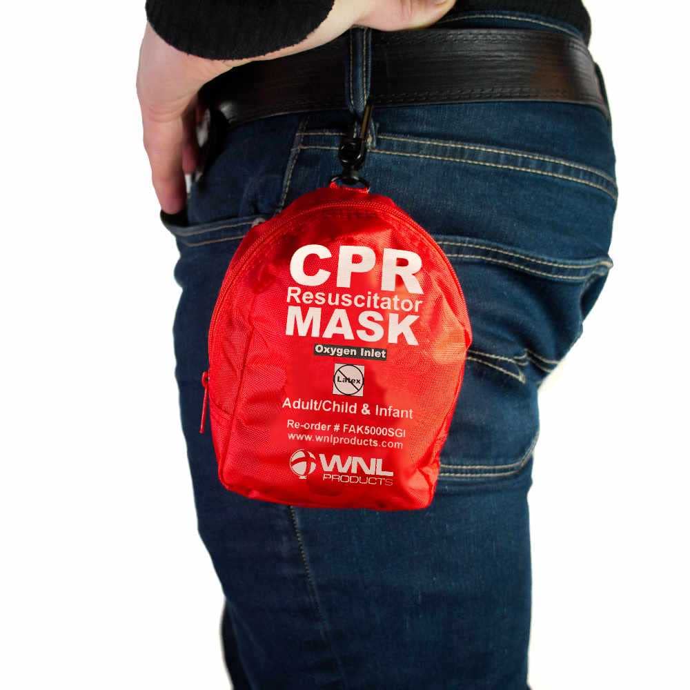 CPR Compression Rate Wrist Monitor & Soft CPR Mask H216462