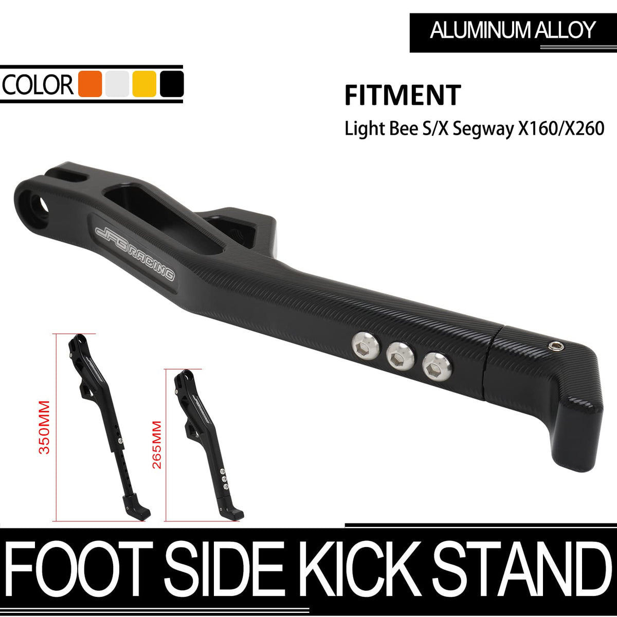 Adjustable Black Electric Dirt Bike Kickstand L708