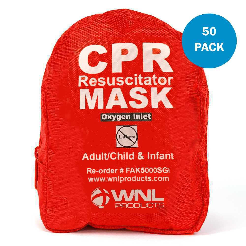 CPR Compression Rate Wrist Monitor & Soft CPR Mask H216462