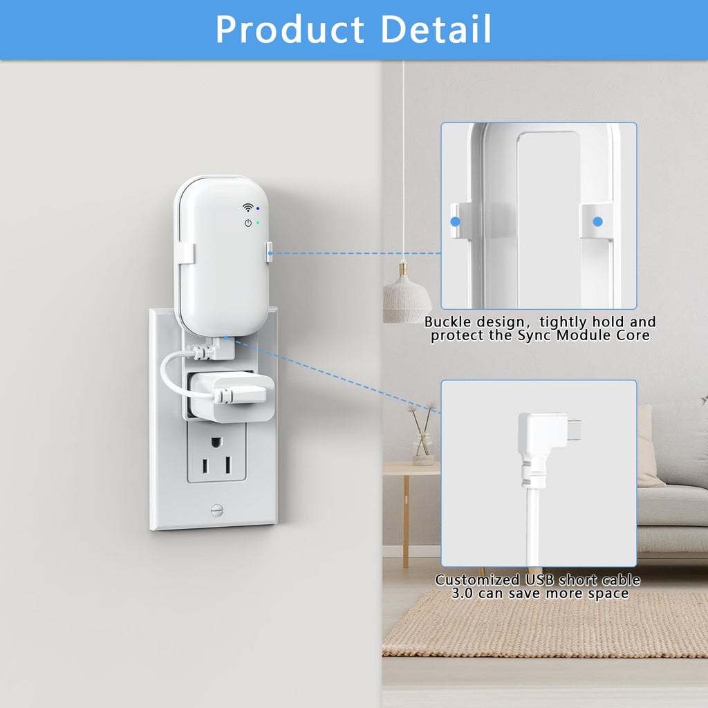 Wall Mount for Blink Sync Module with Cable Y931