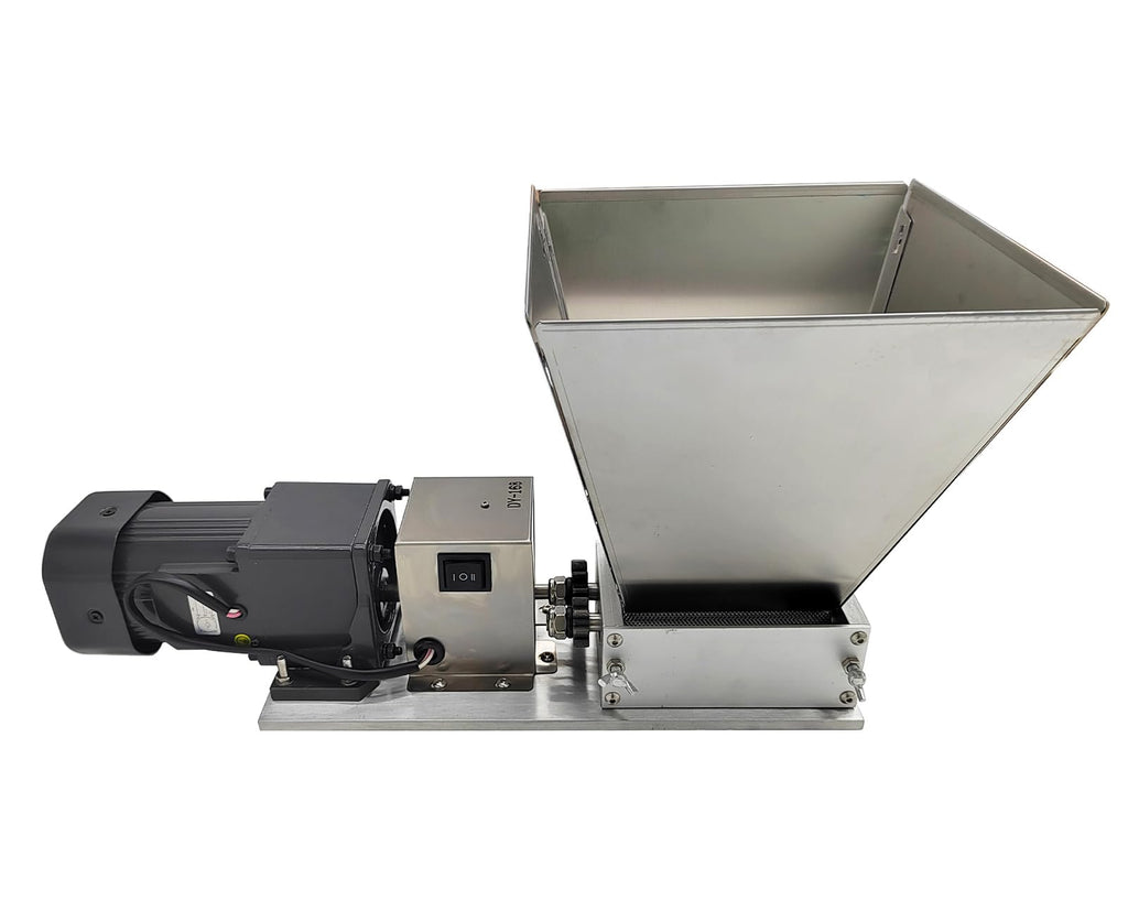 110V 60W 75RPM Stainless Steel Grain Mill with 4 Hopper and 2 Rollers F36690