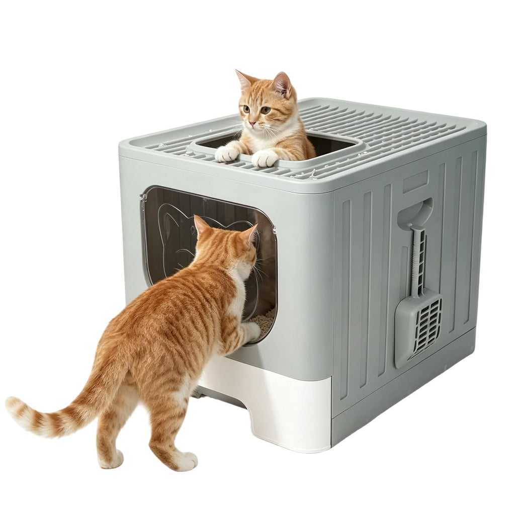 Stainless Steel Cat Litter Box with Lid W3088
