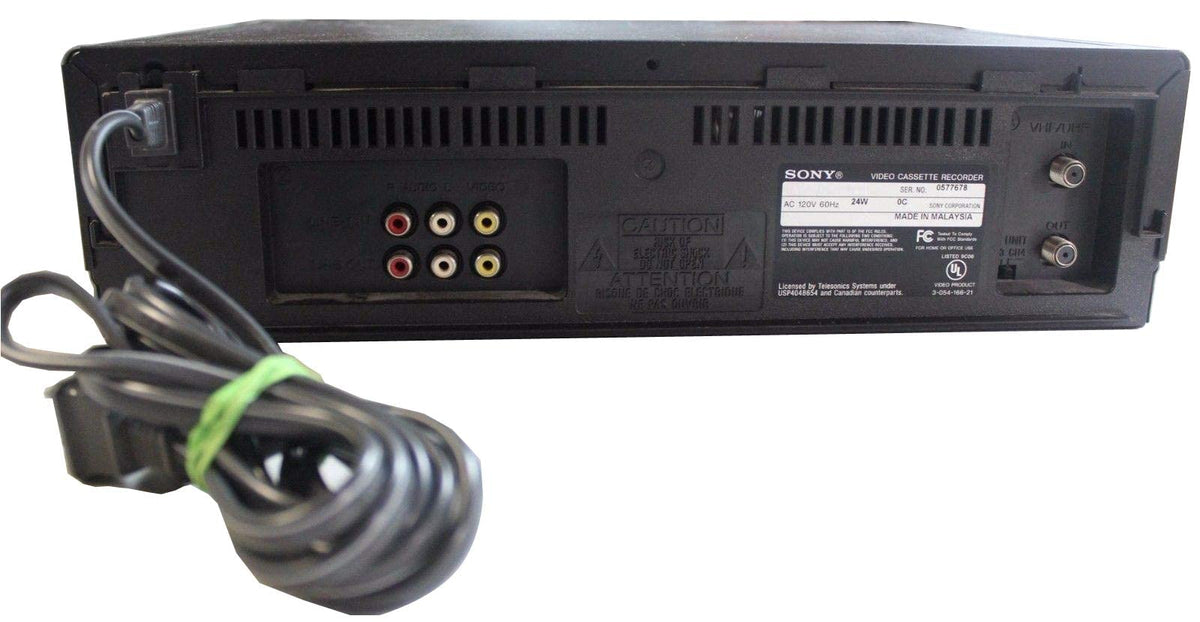 VCR VHS Transfer Bundle with Remote, USB Adapter, HDMI Converter A78709
