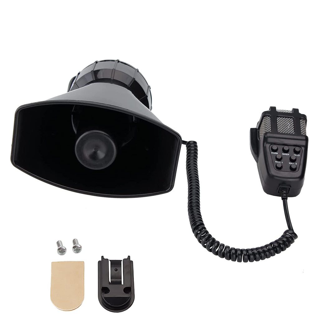 7 Tone Car Siren PA System Megaphone Speaker U349