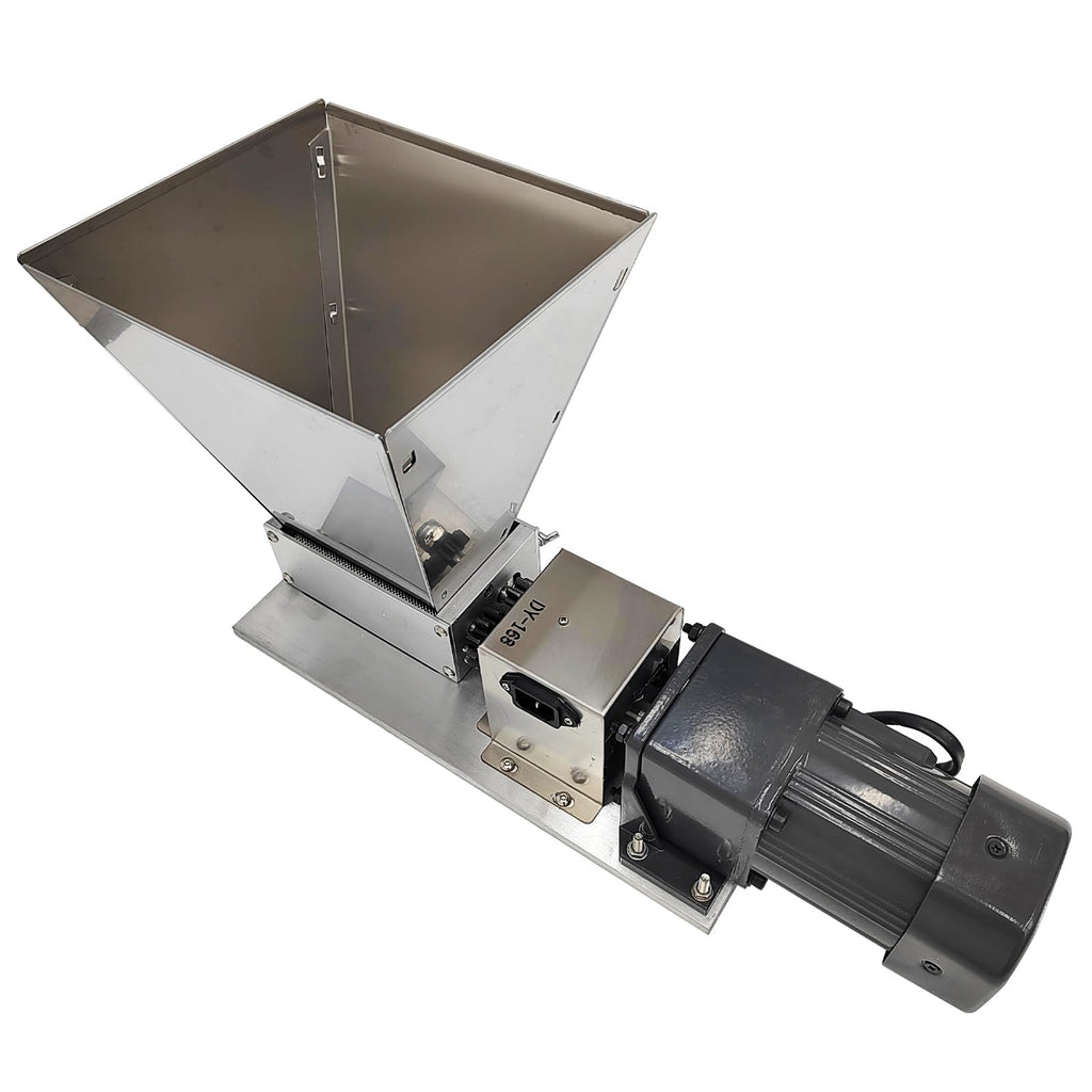 110V 60W 75RPM Stainless Steel Grain Mill with 4 Hopper and 2 Rollers F36690