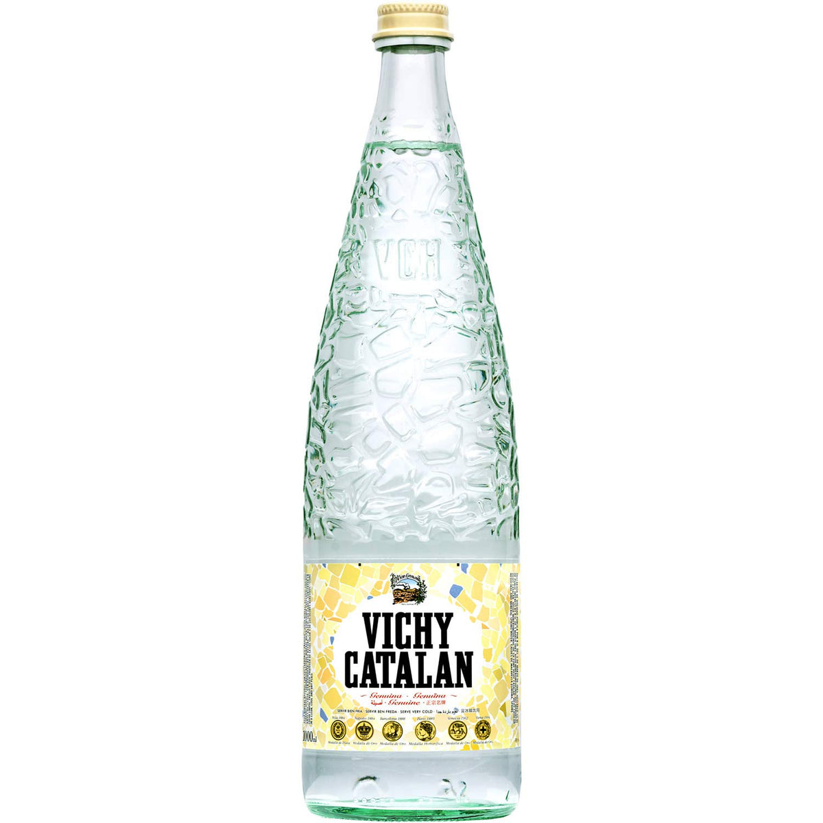 Sparkling Mineral Water 33.8 oz 12 Glass Bottles P38936