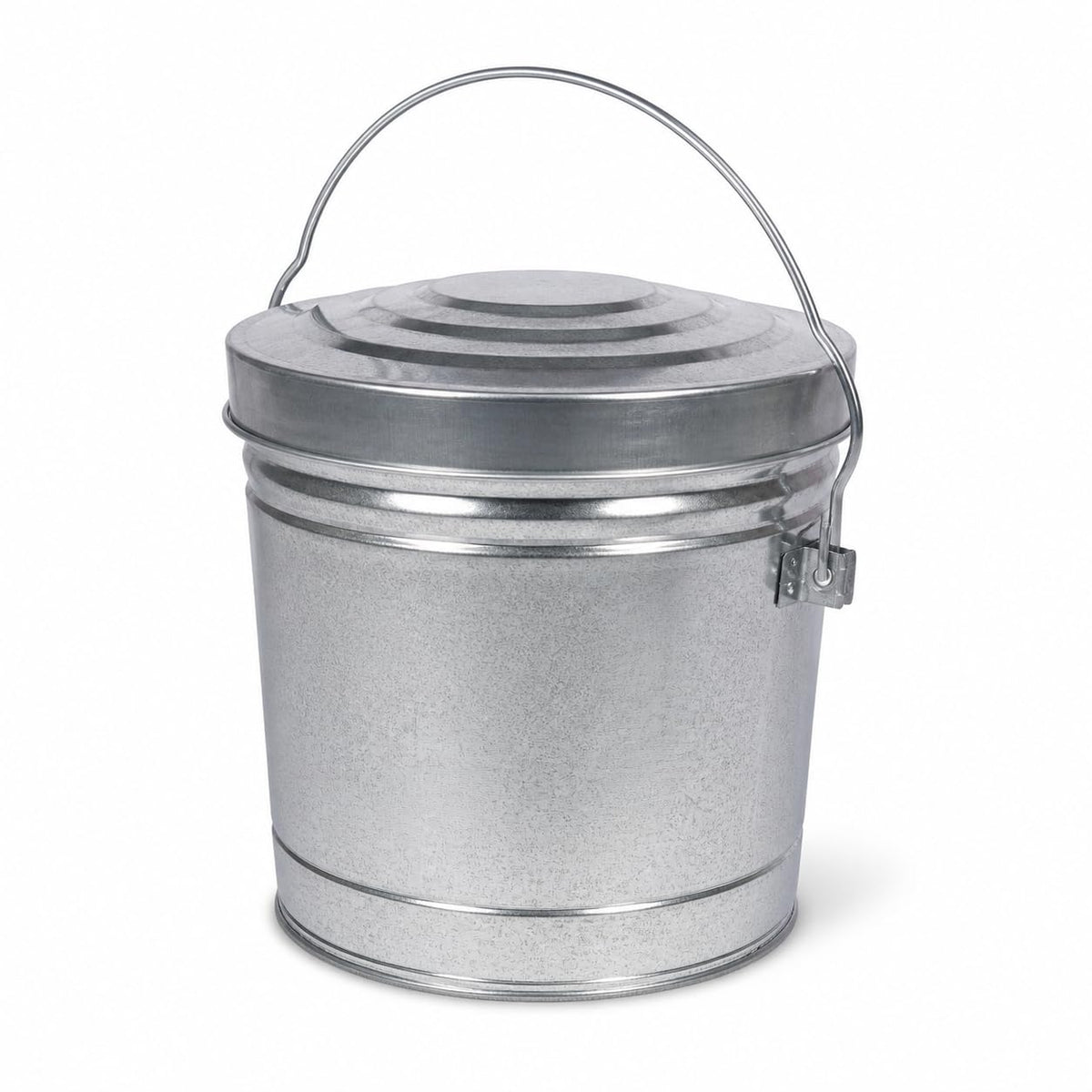 6 Gal Galvanized Steel Can with Locking Lid F272