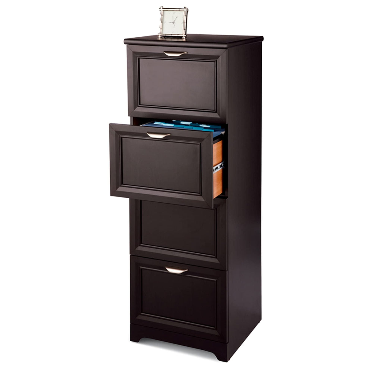 Espresso 4-Drawer Vertical File Cabinet F596742