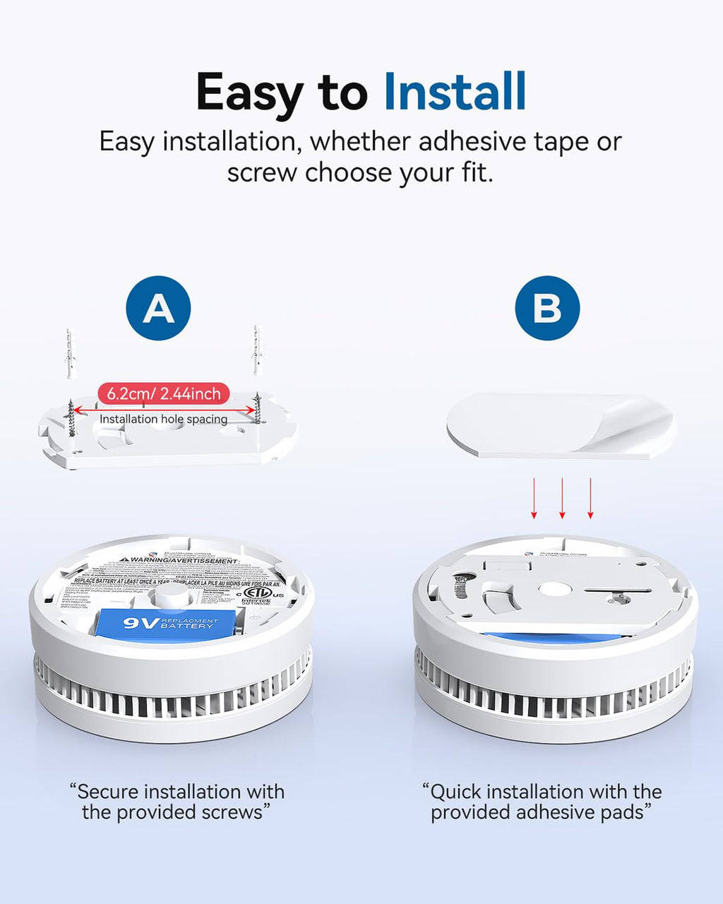 Smoke Detector Fire Alarm W206964