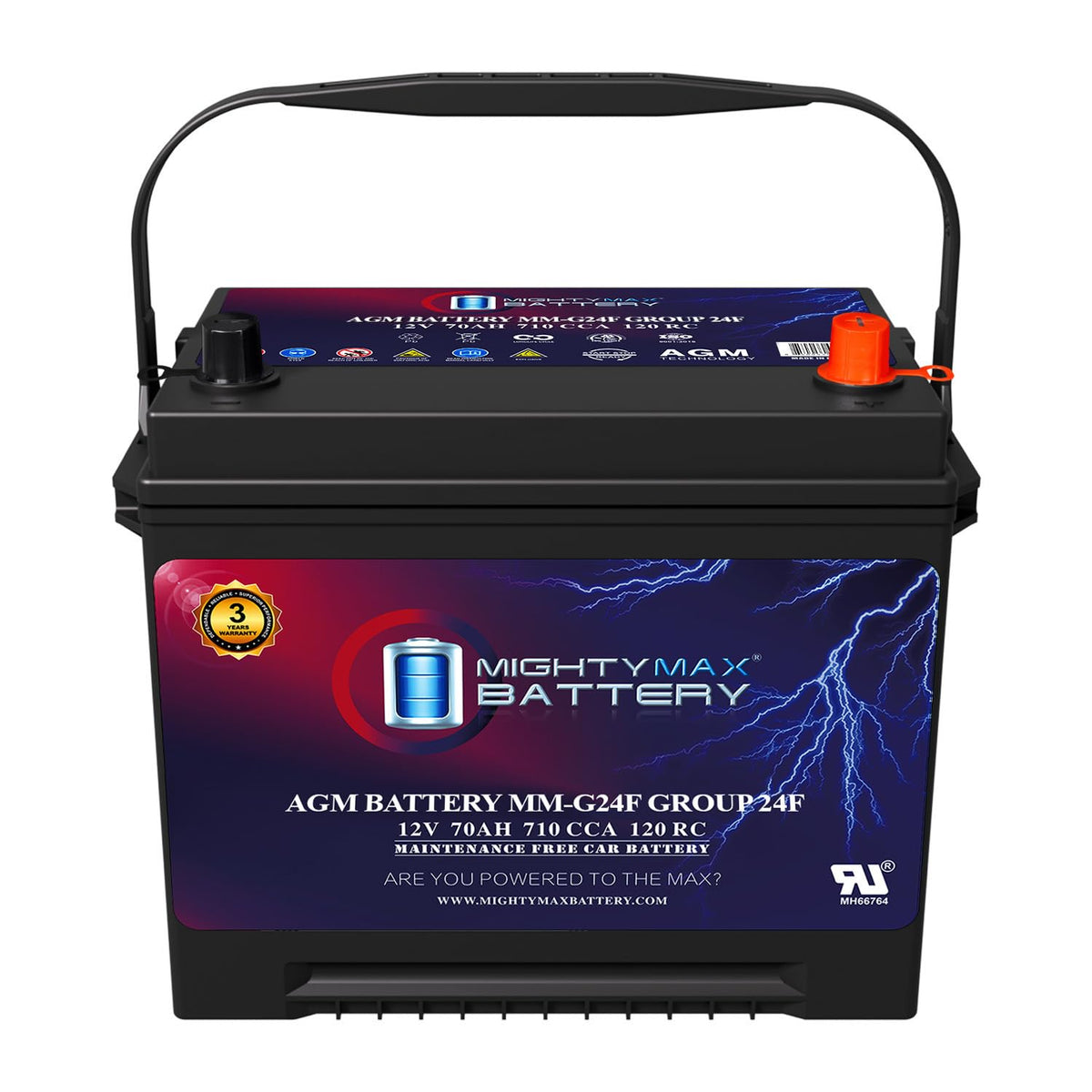 12V 70Ah AGM Replacement Battery C131