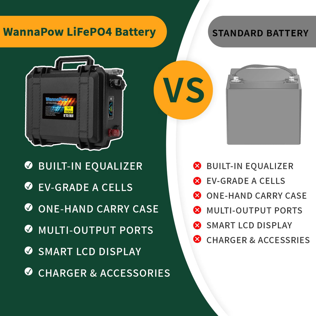 12V 120Ah LiFePO4 Battery F5941