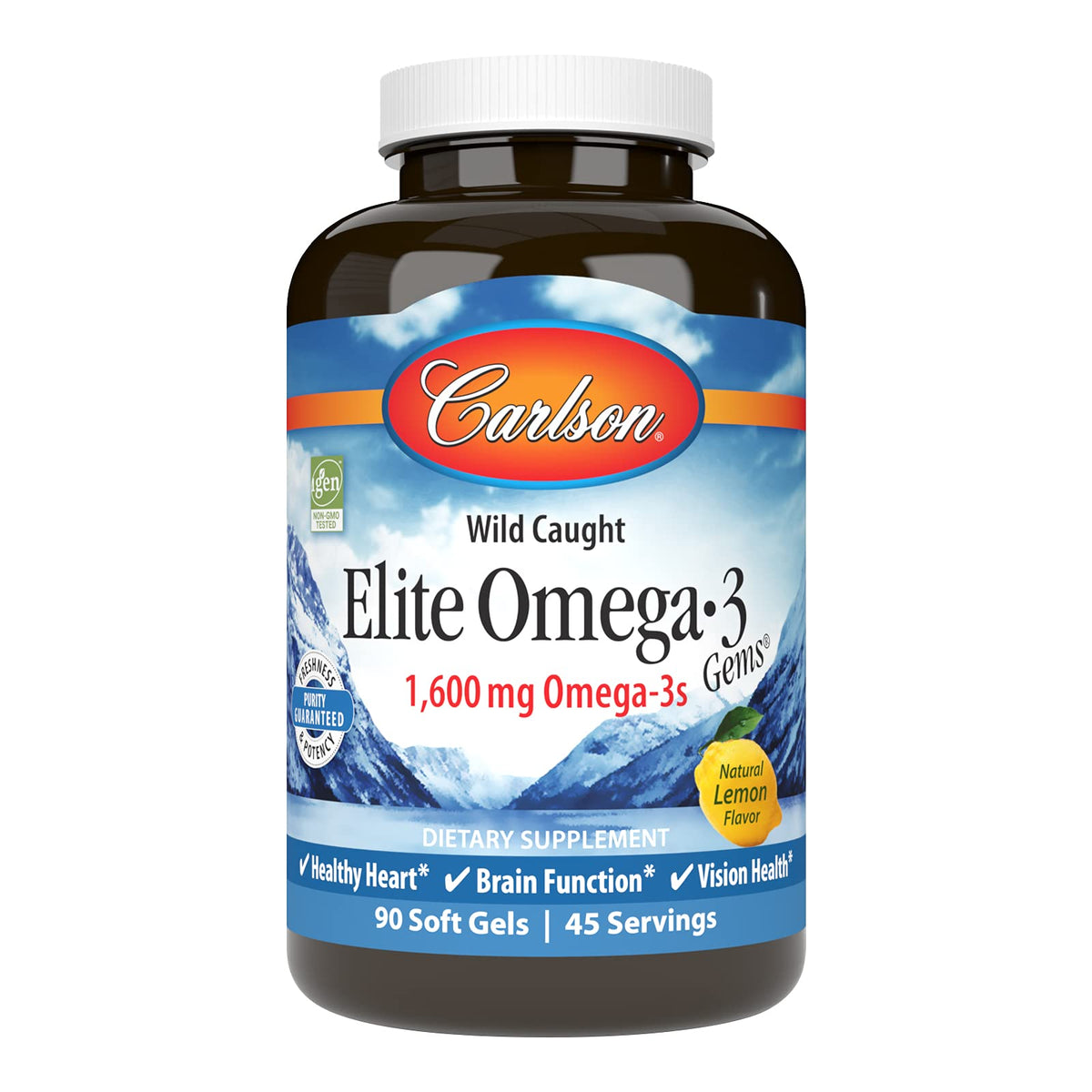Omega-3 1600mg Soft Gels 90 Count Q43244
