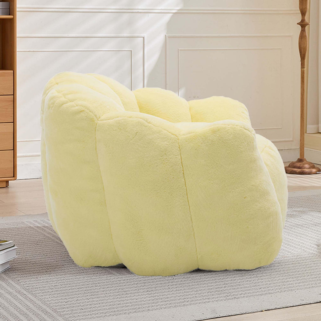 Oversized Memory Foam Bean Bag Chair with Backrest C5619