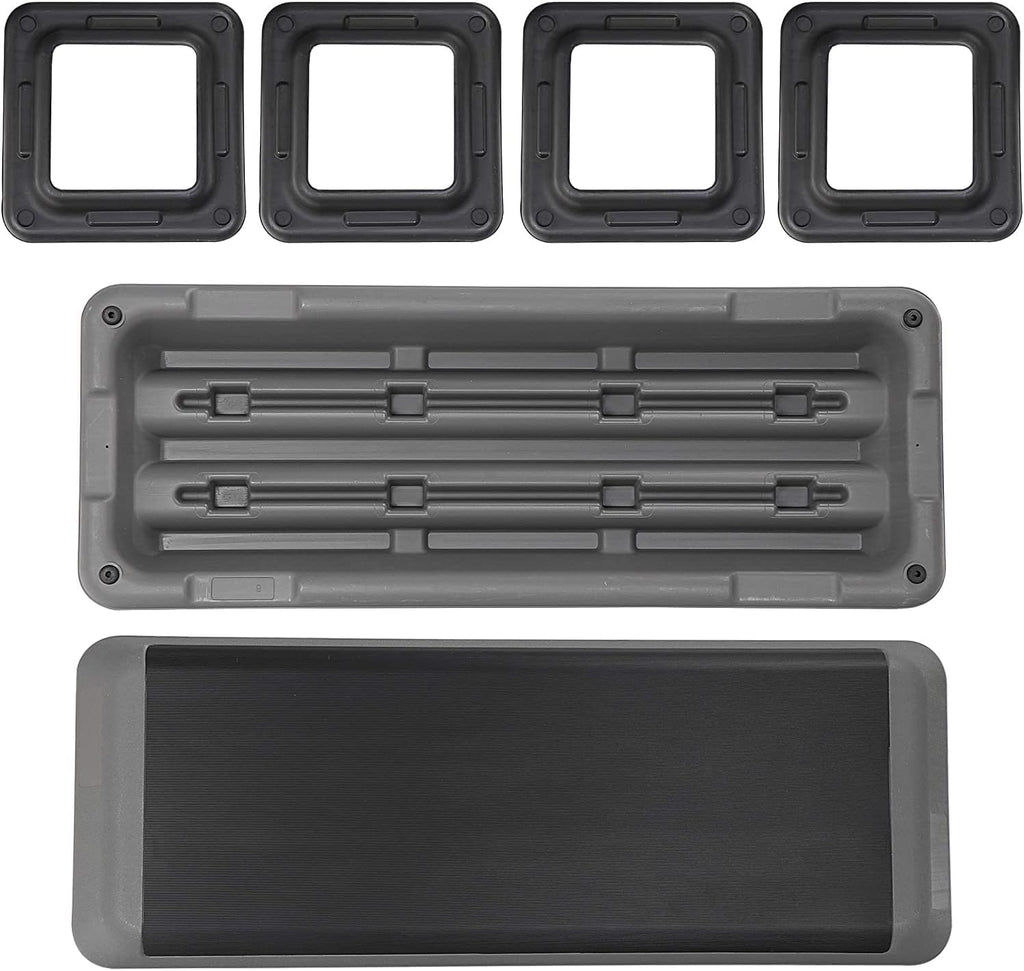 43" Adjustable Exercise Aerobic Step Platform with 4 Removable Risers Y465161