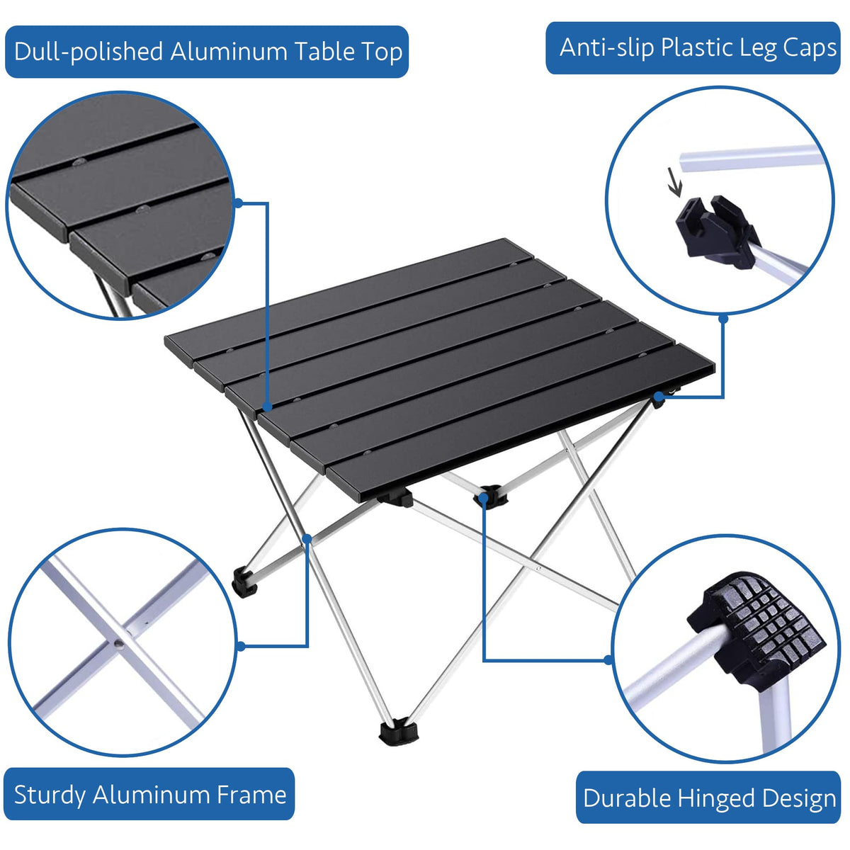 Portable Aluminum Camping Table S789447