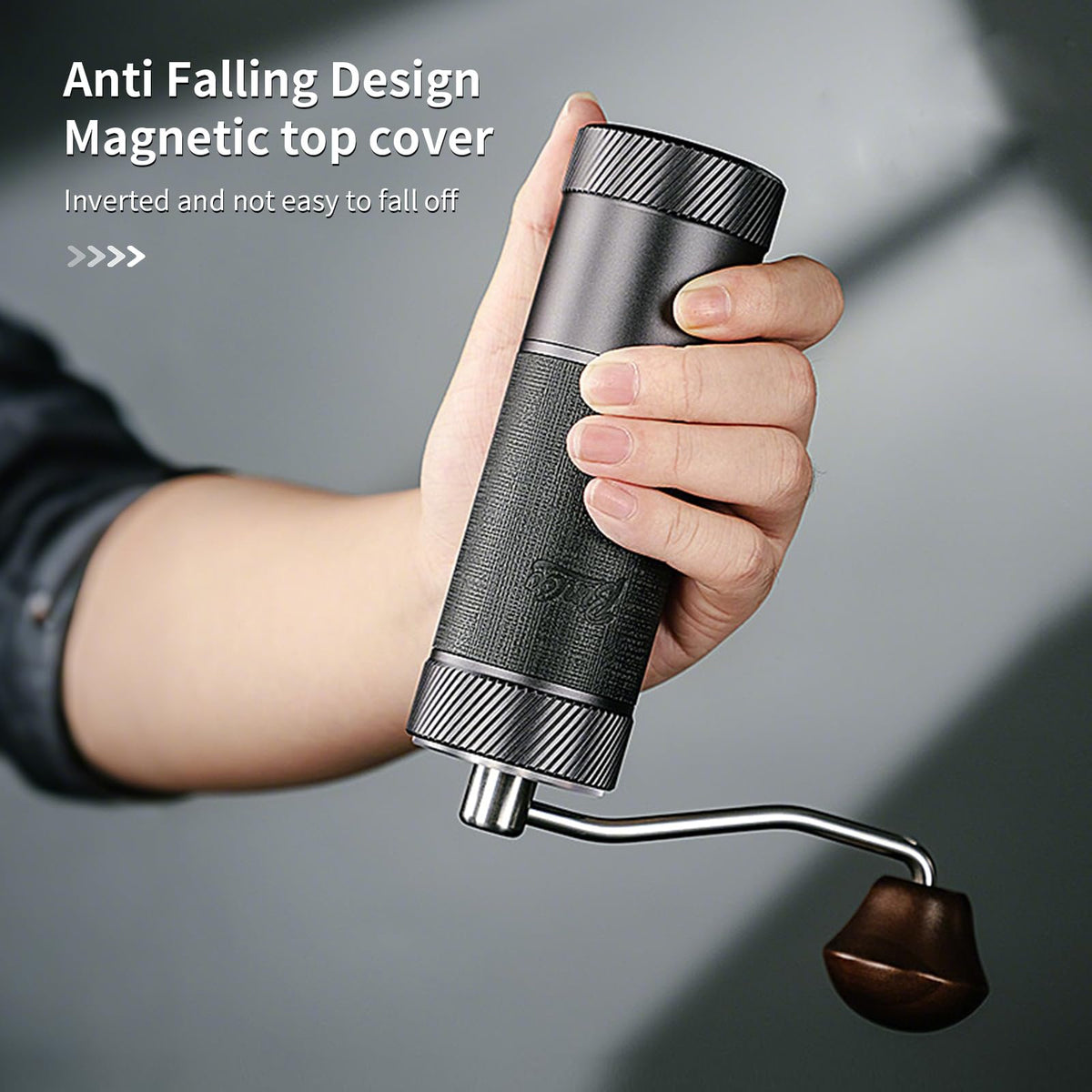 Manual Coffee Bean Grinder with Stainless Steel Conical Burr I23388