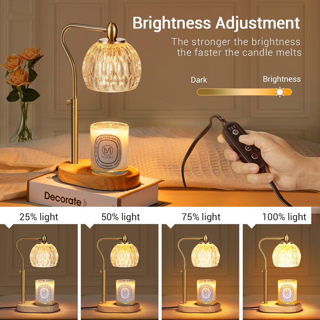 Candle Warmer Lamp with Timer & Dimmer Height Adjustable K257614