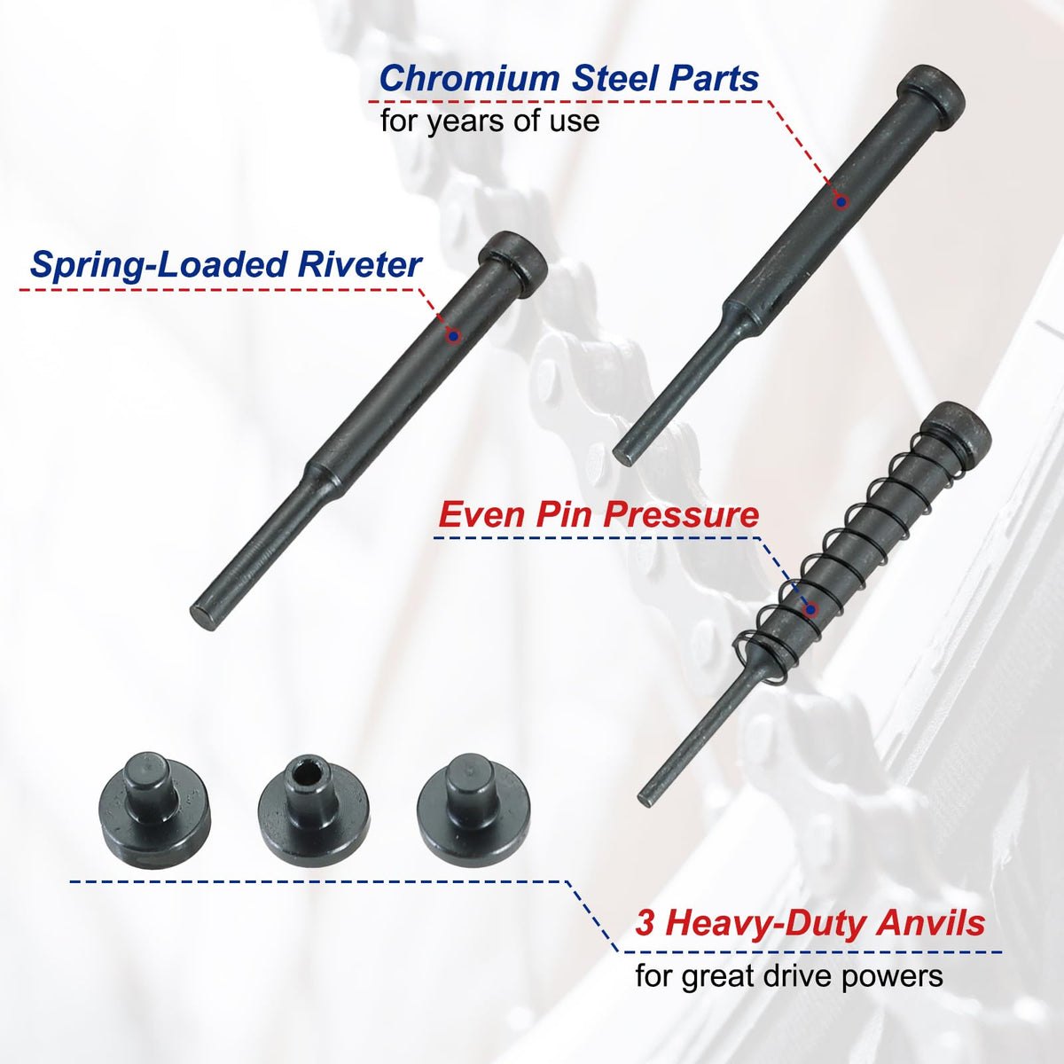 Chain Breaker Tool Kit with Carrying Case A3011