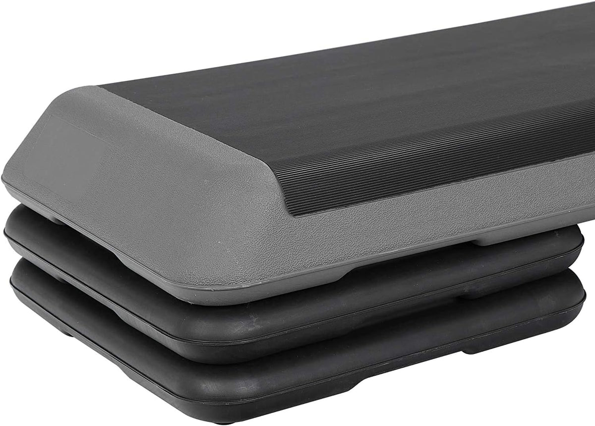 43" Adjustable Exercise Aerobic Step Platform with 4 Removable Risers Y465161