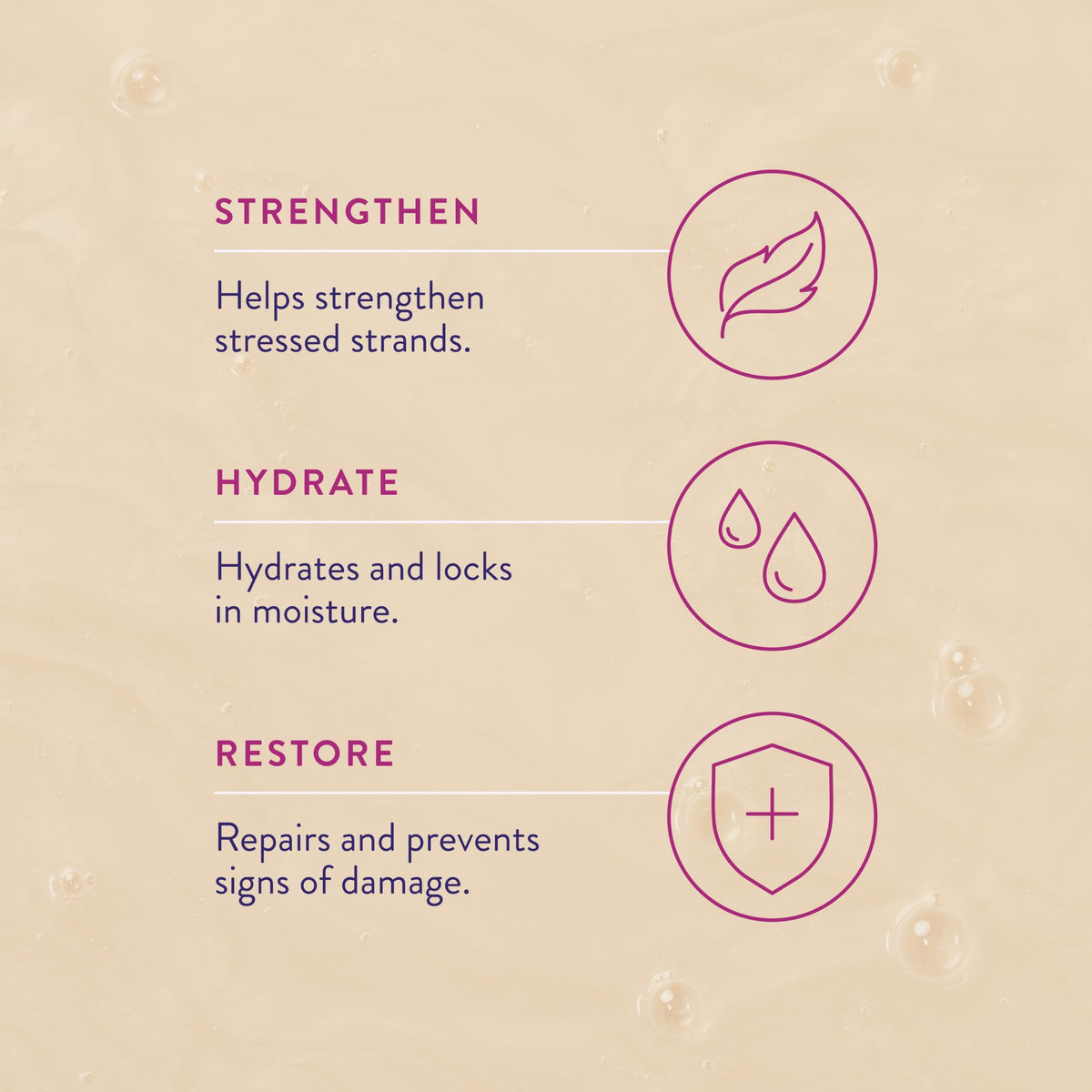 Shampoo, Conditioner, Leave-In Conditioner & Hair Mask S815