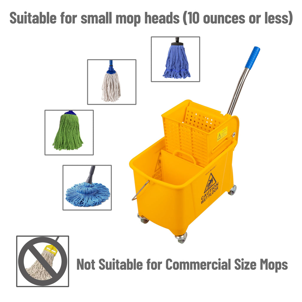 5.5-Gallon Mop Bucket with Wringer E36542