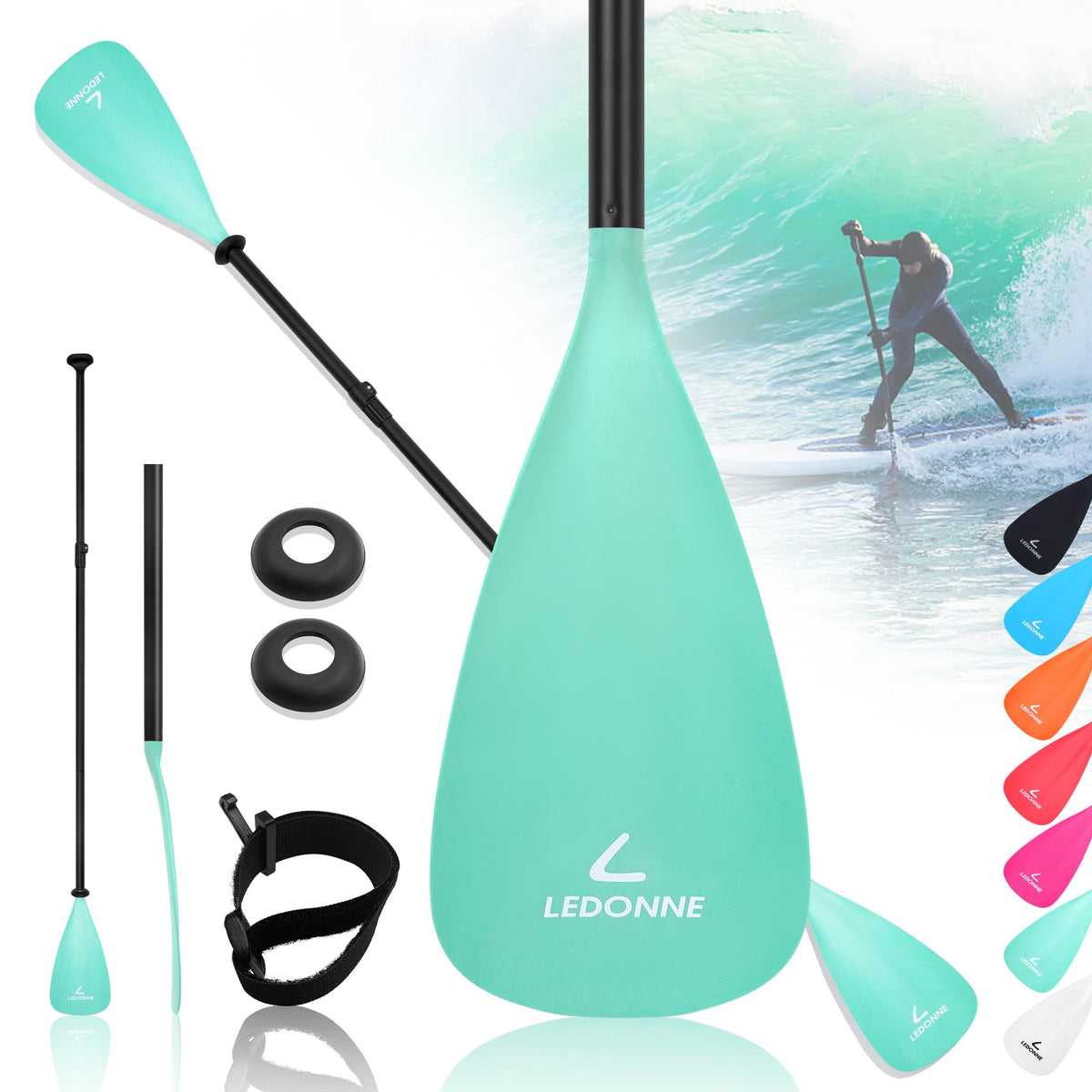 Adjustable Stand Up Paddle with Aluminum Alloy Shaft K570633