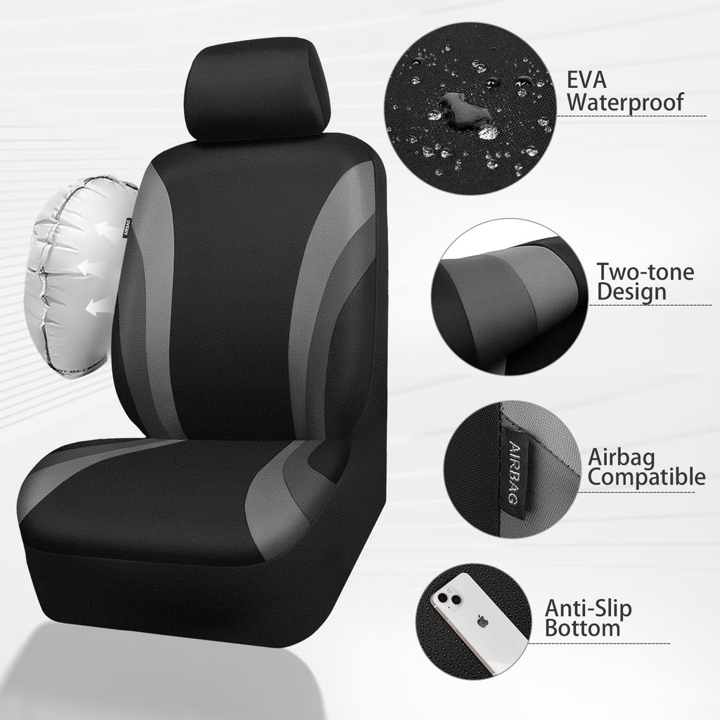 EVA Waterproof Car Seat Covers Full Set O55343