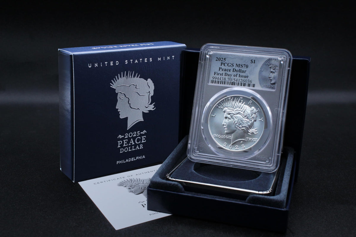 Silver Peace Dollar Coin MS-70 P5953