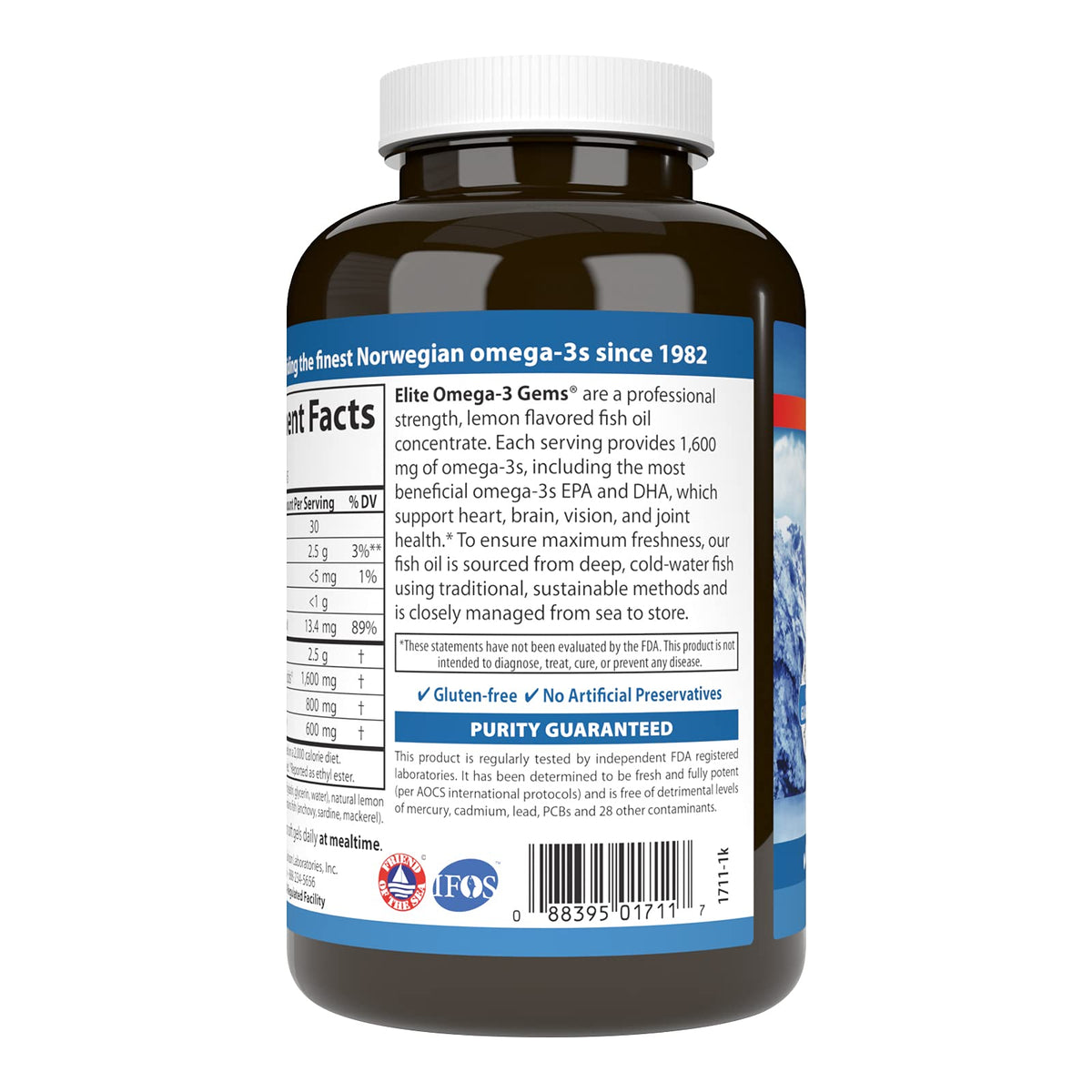 Omega-3 1600mg Soft Gels 90 Count Q43244