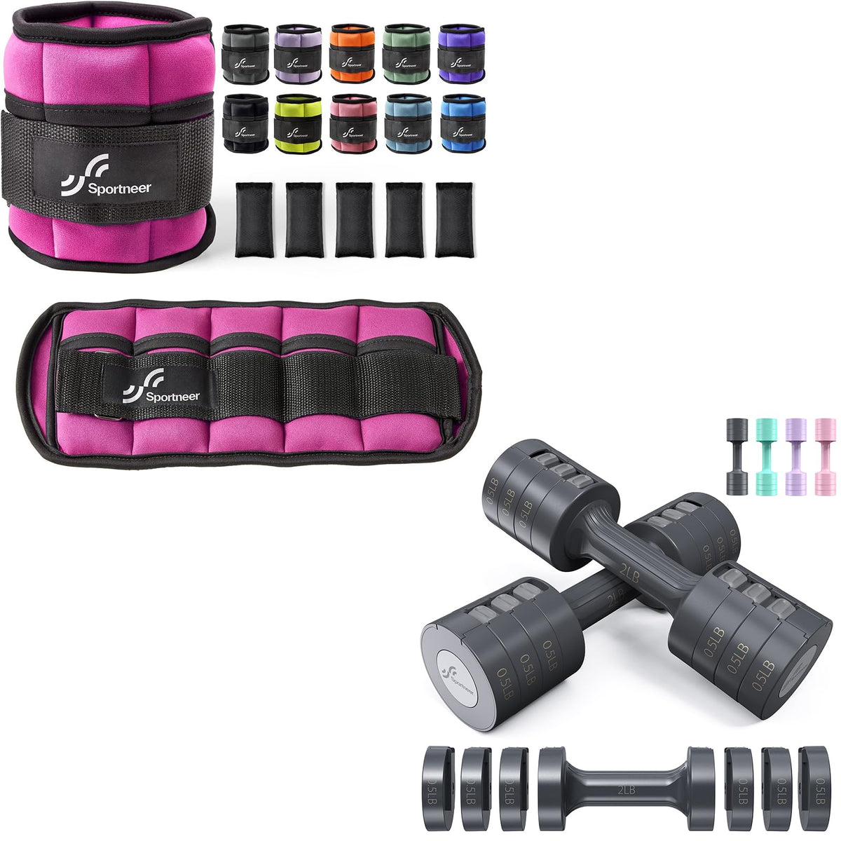 Adjustable Ankle Weights Set R8865