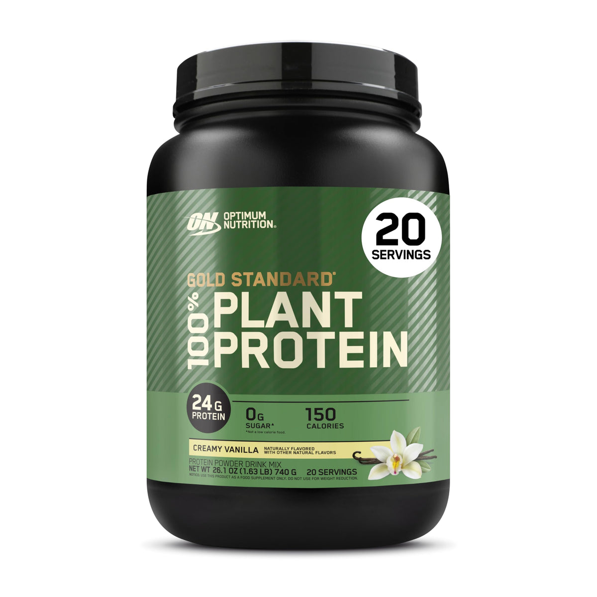 Plant Based Protein Powder Creamy Vanilla 20 Servings F590367