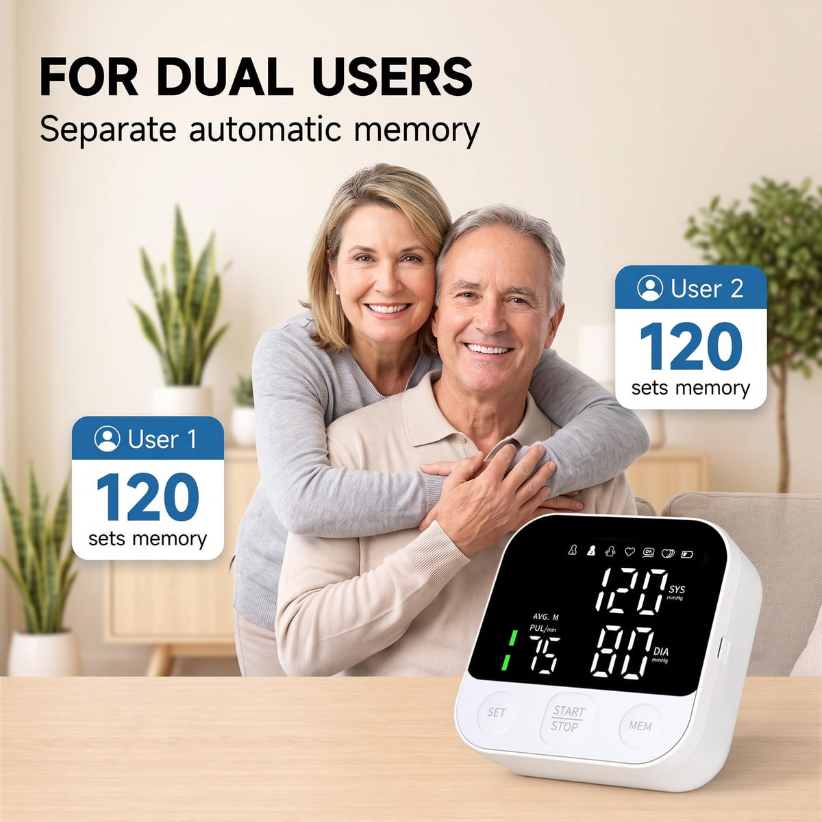 Blood Pressure Monitor Upper Arm Cuff with Storage Bag A26573