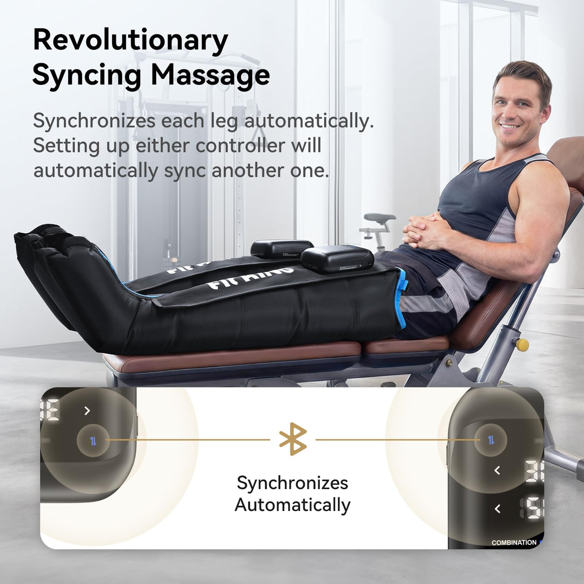 Cordless Air Compression Leg Massager B3928