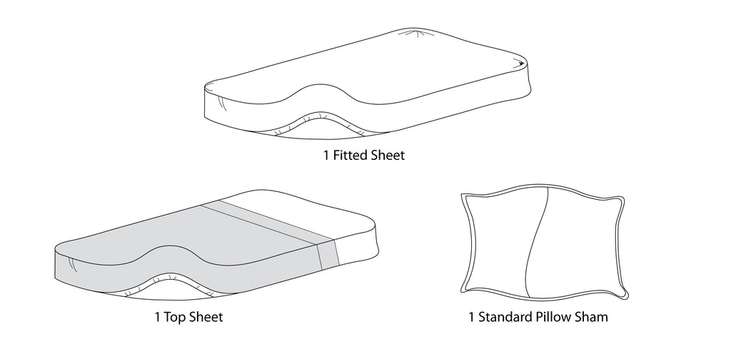 Ultra Soft Microfiber Toddler Sheet Set Grey 3 Piece J556