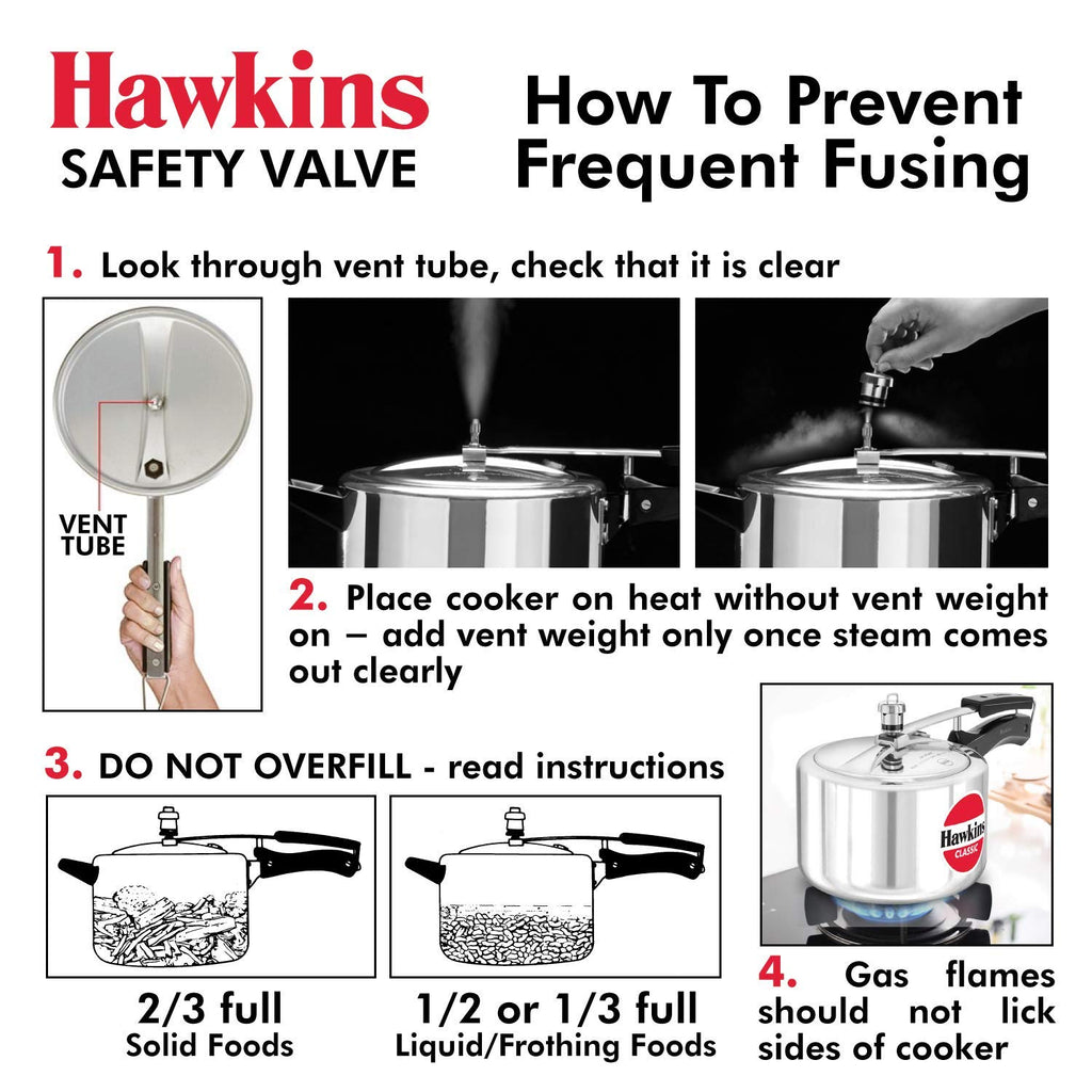 Aluminium Safety Valve for Pressure Cookers 1.5 to 14 Litre S32528